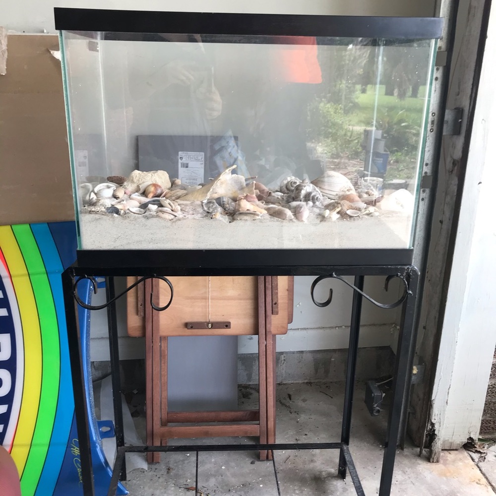 Fish tank with stand